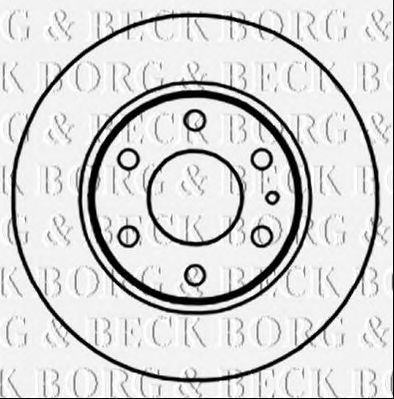 BORG & BECK bbd5253 -  Тормозной диск